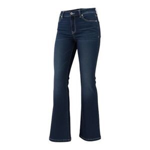 INC International Concepts Women Regular Fit Flare Leg Jeans 4 Blue Low Rise